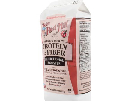 Bob s Red Mill Protein And Fiber Nutritional Booster - 16 Oz - Case Of 4 on Sale