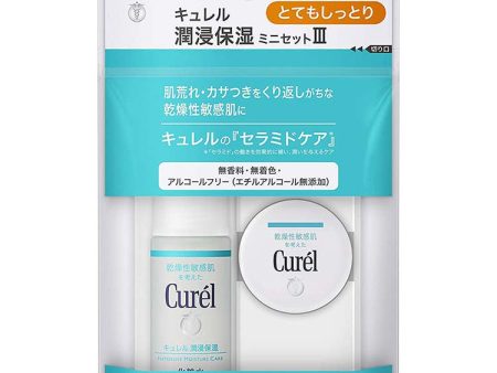 [Trial set] Curel Face Care Very Moist (30ml Lotion + 10g Cream), Japan No.1 Brand for Sensitive Skin Care Online now