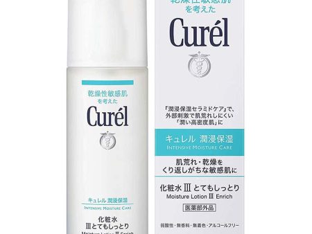 Curel Moisture Care Toner III Enrich Very Moist, 150ml, Japan No.1 Brand for Sensitive Skin Care For Sale