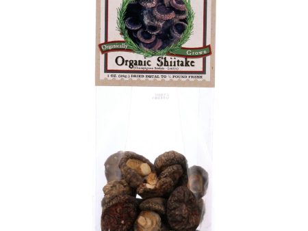 Fungus Among Us Mushrooms - Organic - Dried - Shiitake - 1 Oz - Case Of 8 Discount