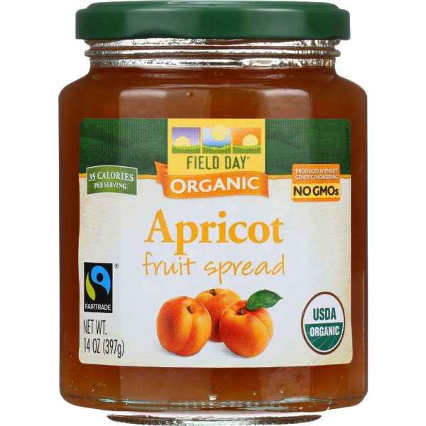 Field Day Fruit Spread - Organic - Apricot - 14 Oz - Case Of 12 For Cheap