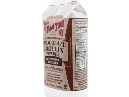 Bob s Red Mill Chocolate Protein Powder Nutritional Booster - 16 Oz - Case Of 4 Online Sale