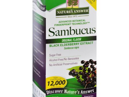 Natures Answer Sambucus - Original - Family Size - 16 Oz Supply