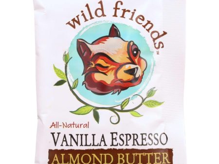 Wild Friends Almond Butter - Vanilla Espresso - Single Serve Packets - 1.15 Oz - Case Of 10 For Sale