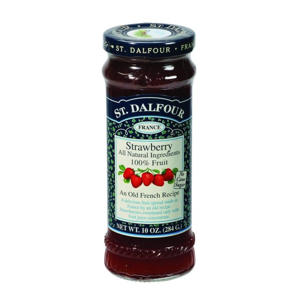 St Dalfour Fruit Spread - Deluxe - 100 Percent Fruit - Strawberry - 10 Oz - Case Of 6 on Sale