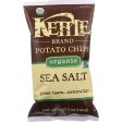 Kettle Brand Potato Chips - Organic - Sea Salt - 5 Oz - Case Of 15 Sale