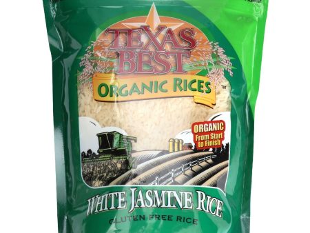 Texas Best Organics Rice - Organic - Jasmine White - 32 Oz - Case Of 6 Online Sale