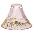 Toyo Sasaki Glass Cold Sake Glass  Good Luck Charm Blessings Cup Mount Fuji Gold Sakura Made in Japan Pink Approx. 65ml 42085G-ERP Hot on Sale