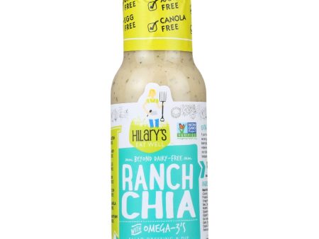 Hilarys Eat Well Dressing - Ranch Chia - Gluten Free - 8 Oz - Case Of 6 Cheap