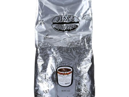 Jims Organic Coffee Coffee Beans - Organic - Sweet Love Blend - 5 Lb Bag Online