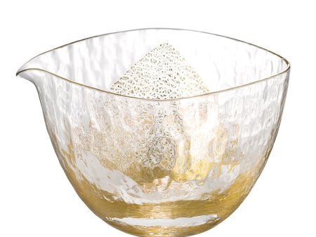 Toyo Sasaki Glass Lipped Bowl Edo Glass Yachiyogama Kiln Cold Sake Gold Approx. 265ml 63705 Fashion