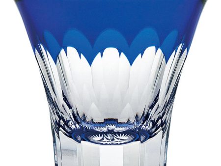 Toyo Sasaki Glass Cold Sake Glass  Yachiyo Cut Glass Kaleidoscope Cup Bamboo Grass Leaf Blue  Approx. 85ml LS19759SULM-C694-S2 Cheap