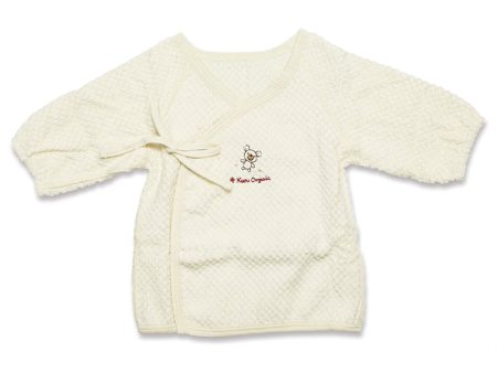 IMABARI Towel Short Inner Shirt Baby Clothes KuSu Cute Organic Sweet Bear Design  50 Supply