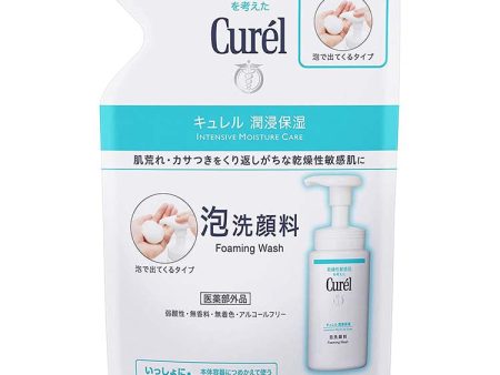 Curel Moisture Care Foaming Face Wash Cleanser Refill 130ml, Japan No.1 Brand for Sensitive Skin Care For Discount