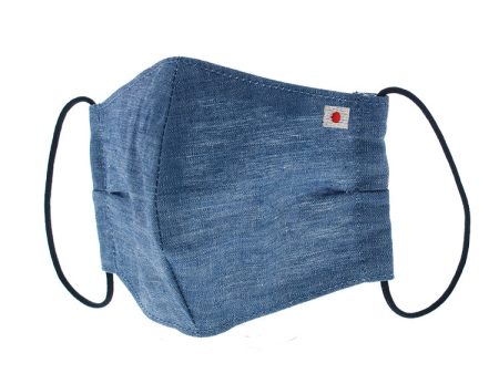 Denim Mask SETTO JAPAN Edition Linen Chambray- Approx. 14?~23cm*Denim Mask [Direct from Japan] For Cheap