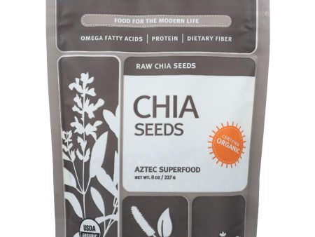 Navitas Naturals Chia Seeds - Organic - Raw - 8 Oz - Case Of 12 Hot on Sale