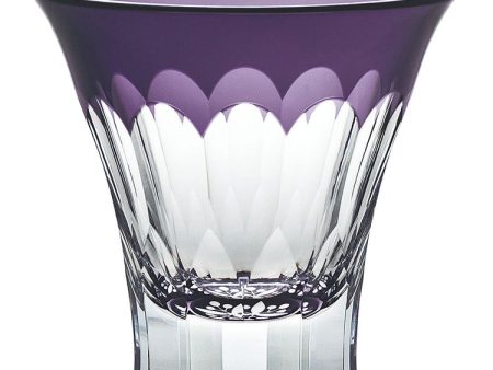 Toyo Sasaki Glass Cold Sake Glass  Yachiyo Cut Glass KaleidoscopeCup Nanten Pattern Made in Japan Purple Approx. 85ml LS19759SP-C694-S4 Online Sale