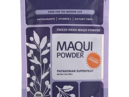 Navitas Naturals Maqui Powder - Organic - Freeze-dried - 3 Oz - Case Of 6 on Sale