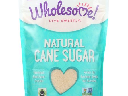 Wholesome Sweeteners Sugar - Natural Cane - Fair Trade - 1.5 Lbs - Case Of 12 Online Hot Sale