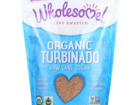 Wholesome Sweeteners Sugar - Organic - Turbinado - Raw Cane - 1.5 Lb - Case Of 12 Online Sale