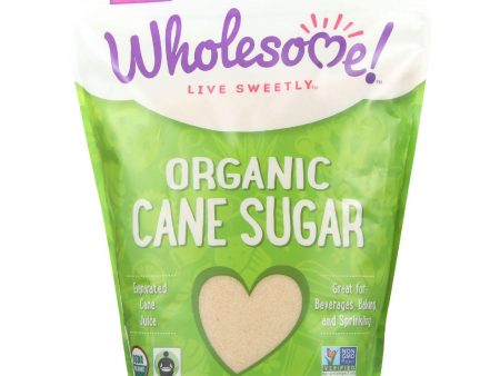 Wholesome Sweeteners Sugar - Organic - Turbinado - Raw Cane - 64 Oz - Case Of 6 For Sale