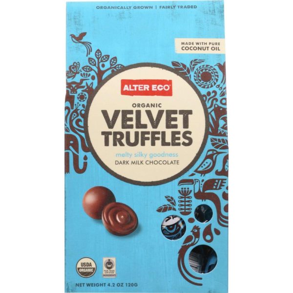 Alter Eco Americas Truffle - Organic - Velvet - 10 Pack - 4.2 Oz - Case Of 8 Cheap