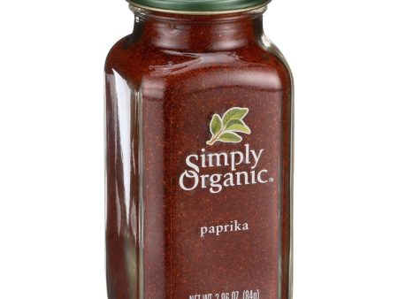 Simply Organic Paprika - Organic - Ground - 2.96 Oz Online Sale