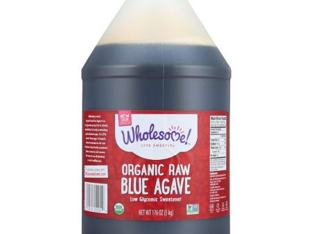 Wholesome Sweeteners Blue Agave - Organic - Raw - Gallon - 176 Oz - Case Of 2 Discount