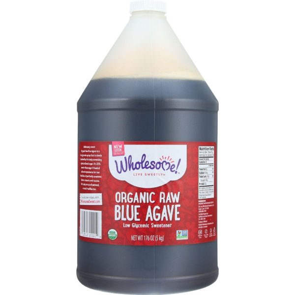 Wholesome Sweeteners Blue Agave - Organic - Raw - Gallon - 176 Oz - Case Of 2 Discount