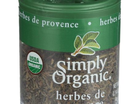 Simply Organic Herb De Provence - Organic - .14 Oz - Case Of 6 on Sale