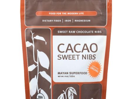 Navitas Naturals Cacao Nibs - Organic - Sweet - Raw - 4 Oz - Case Of 12 Discount