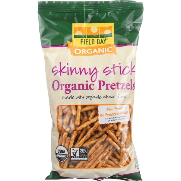 Field Day Pretzels - Organic - Skinny Stick - 8 Oz - Case Of 12 Online now