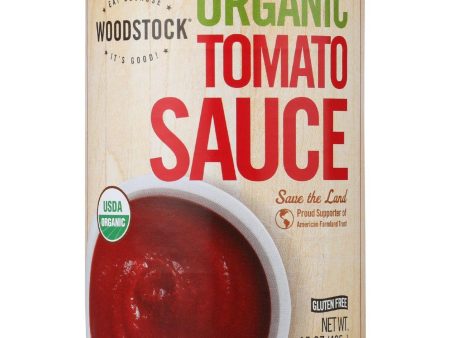 Woodstock Tomato Sauce - Organic - 15 Oz - Case Of 12 Sale