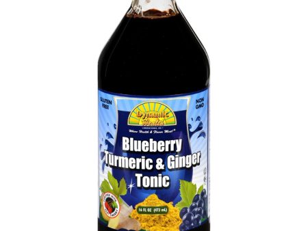 Dynamic Health Tonic - Blueberry Turmeric And Ginger - 16 Oz Supply