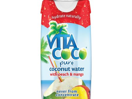 Vita Coco Coconut Water - Peach And Mango - Case Of 12 - 330 Ml on Sale