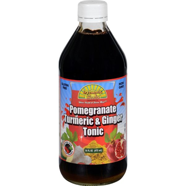 Dynamic Health Tonic - Pomegranate Turmeric And Ginger - 16 Oz Online Sale