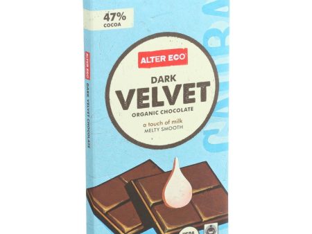 Alter Eco Americas Organic Chocolate Bar - Dark Velvet - 2.82 Oz Bars - Case Of 12 on Sale