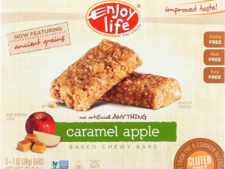 Enjoy Life Snack Bar - Caramel Apple - Gluten Free - 5 Oz - Case Of 6 Fashion