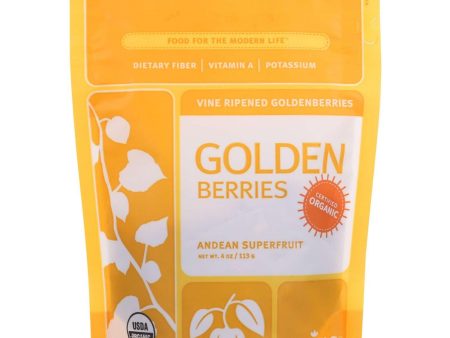 Navitas Naturals Goldenberries - Organic - 4 Oz - Case Of 12 Online Sale