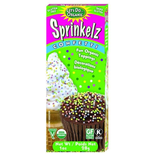 Let s Do Sprinkelz Dessert Toppings - Natural - Confetti - 1 Oz - Case Of 12 Online