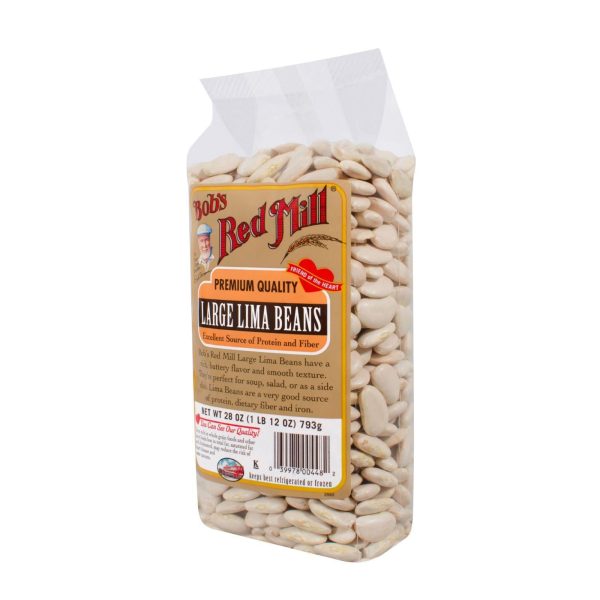 Bob s Red Mill Large Lima Beans - 28 Oz - Case Of 4 Online now