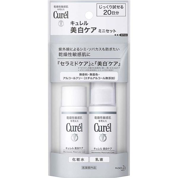 [20-day Trial Set] Curel Whitening Care (30 ml Lotion + 30ml Milky Lotion), Japan No.1 Brand for Sensitive Skin Care Cheap