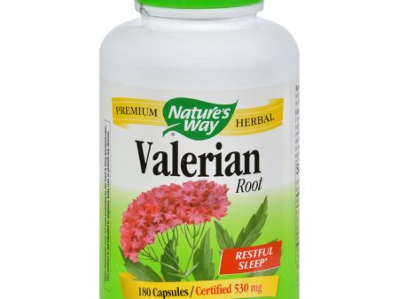 Nature s Way Valerian Root - 180 Capsules on Sale