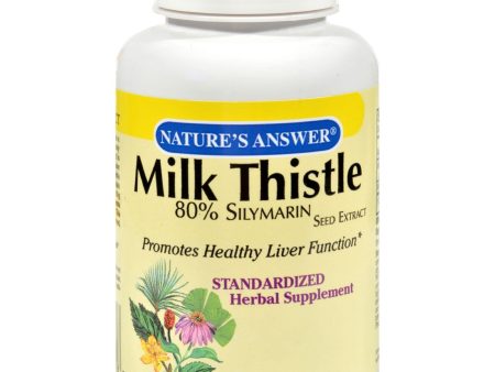 Nature s Answer Milk Thistle Seed Extract - 120 Vegetarian Capsules Discount