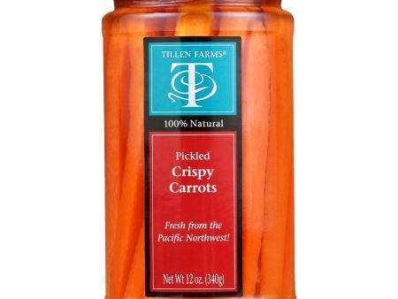 Tillen Farms Carrots - Pickled - Crispy - 12 Oz - Case Of 6 Hot on Sale