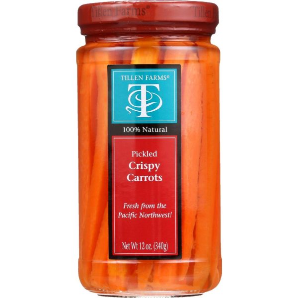 Tillen Farms Carrots - Pickled - Crispy - 12 Oz - Case Of 6 Hot on Sale