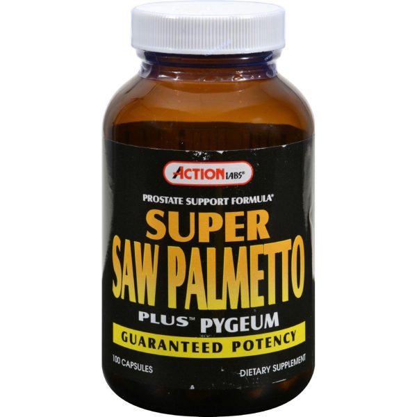 Action Labs Super Saw Palmetto Plus Pygeum - 100 Capsules Online