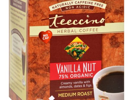 Teeccino Organic Tee Bags - Vanilla - 10 Bags Supply