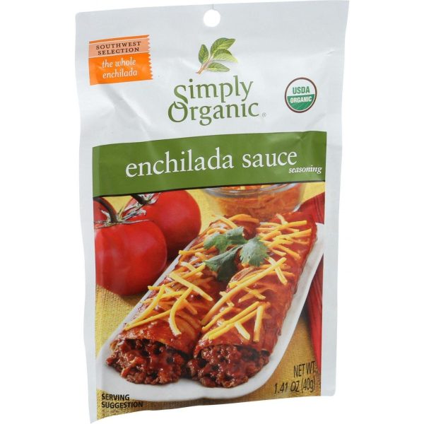 Simply Organic Enchilada Sauce - Organic - 1.41 Oz - Case Of 12 Online now