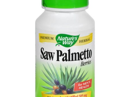 Nature s Way Saw Palmetto Berries - 100 Capsules For Discount